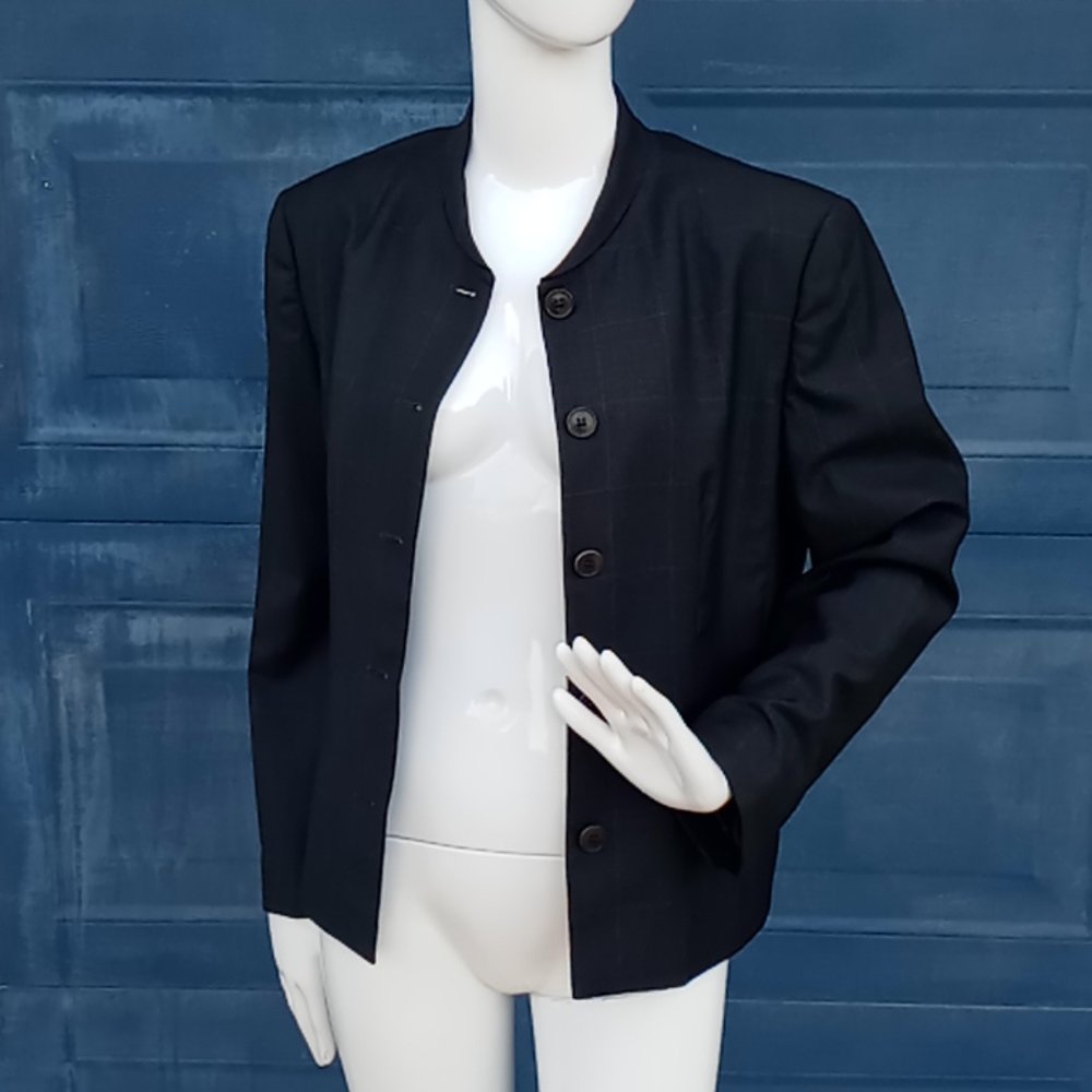 Giorgio Armani "Le Coiezioni" Window Paine Jacket - Picture 2 of 16